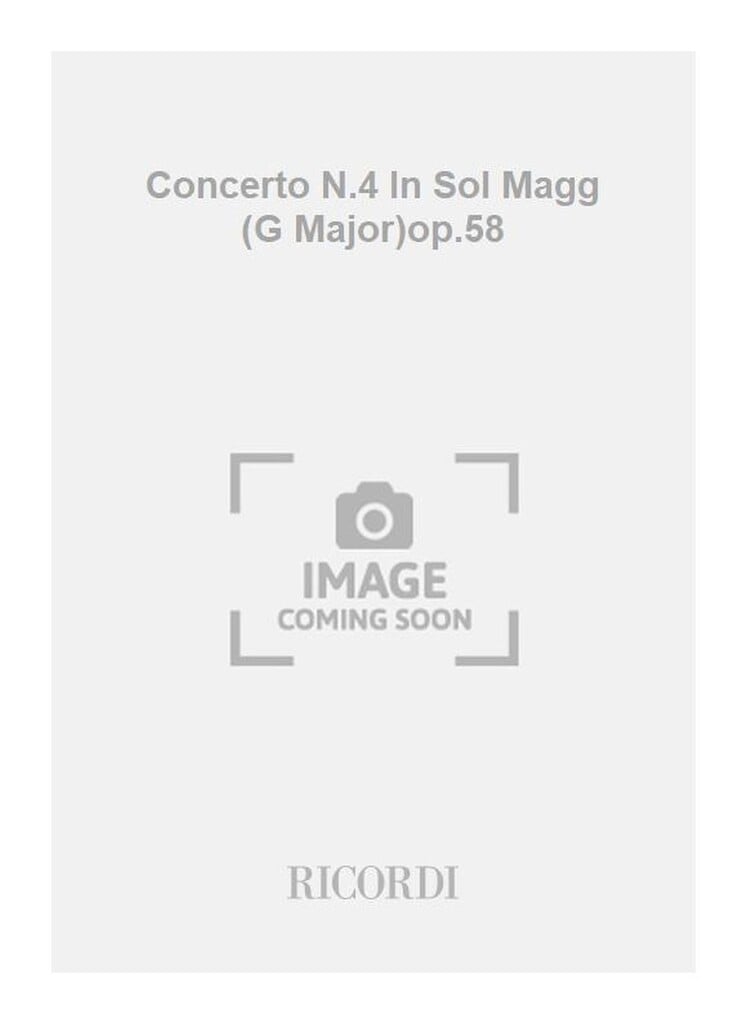 Concerto N.4 In Sol Magg (G Major)op.58